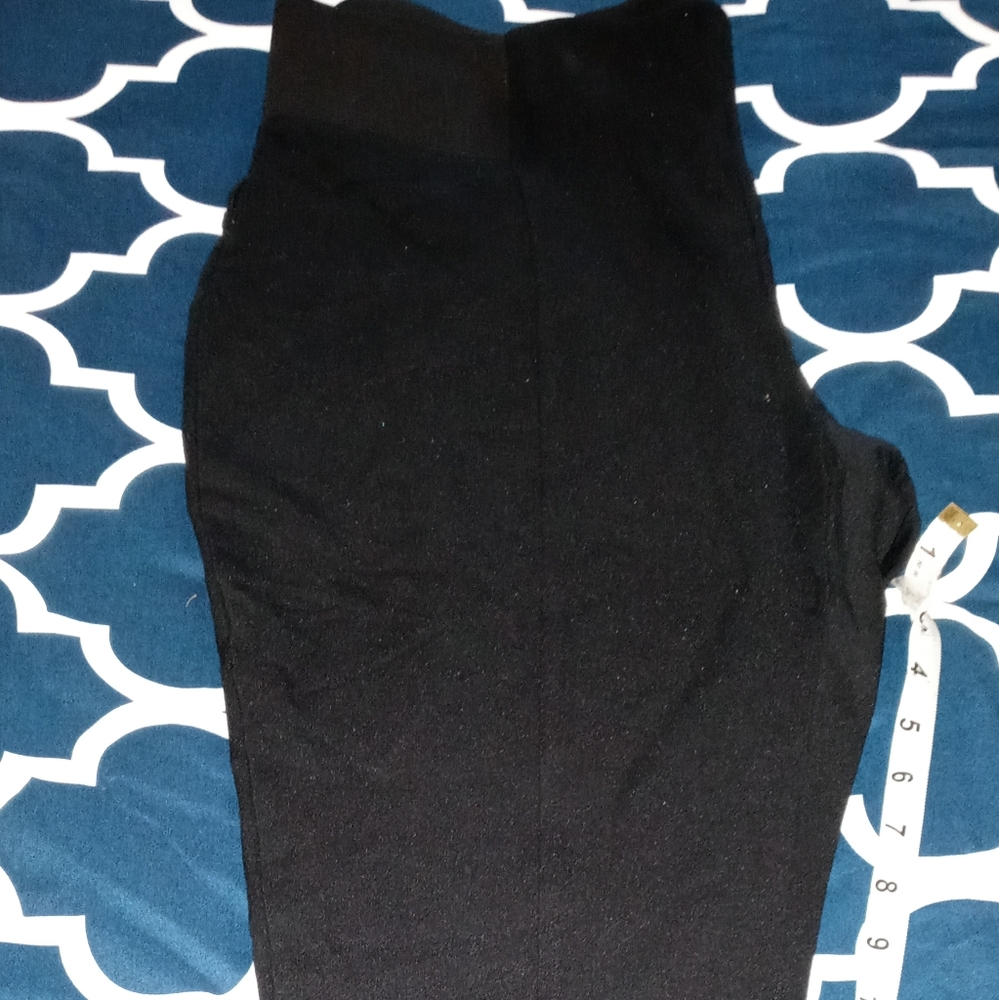 Black stretch pants